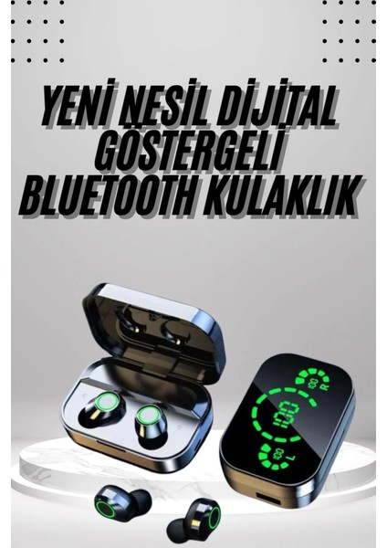2025 Model Bluetooth Kulaklık Telefon Şarj Edebilen Çağrı Cevaplama Dijital Göstergeli