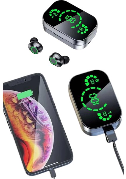 2025 Model Bluetooth Kulaklık Telefon Şarj Edebilen Çağrı Cevaplama Dijital Göstergeli modelleri
