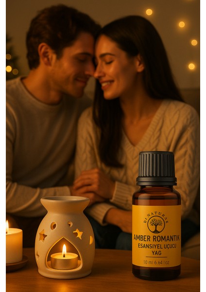 Amber Romantik Uçucu Yağ Saf Doğal Esans Buhurdanlık Difüzör Oda Esansı 10 ml indirimleri