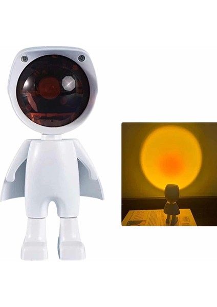 Projeksiyon Güneş Lambası Astronot Gün Batımı Projektör LED Işıklı fiyatları
