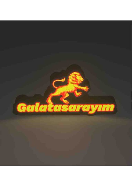 LED Işıklı Galatasarayım fiyatları