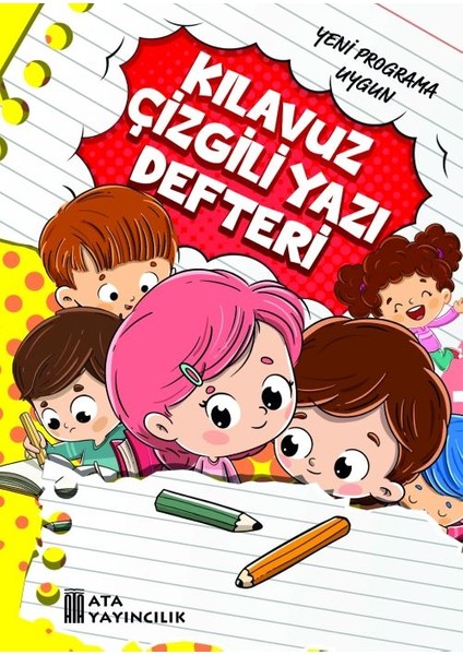 1. Sınıf Yeni Müfredata Uygun Yazı Defteri Büyük Boy (6 Adet)