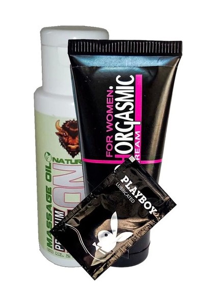 Masaj Oil 60 ml - Nymphorgasmik Gel - Playboy Lub