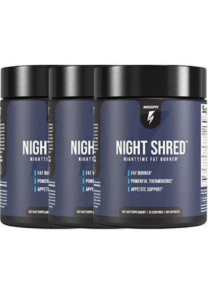 Innosupps Night Shred 3lü Adet Nighttime Fatburner GIZEY-92-2:0395 60 Caps