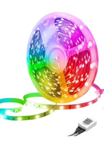 Rgb Neon Şerit LED Lamba 10 Metre Iç Mekan Tasarımına Uygun
