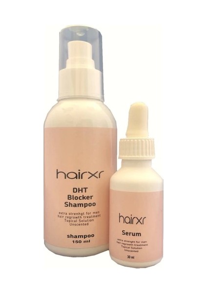 Hairxr Saç Bakım Şampuan 150 ml ve Saç Serumu 30 ml Set