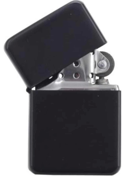 Hediyelik Zarif Zippo Model Siyah Benzinli Çakmak