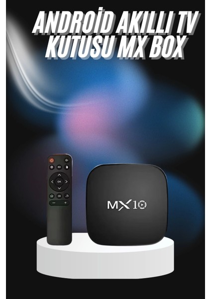 2.4g Wifi Tv Box Medya Oynatıcı Tv Uyumlu Mx Box Kutusu Android Tv