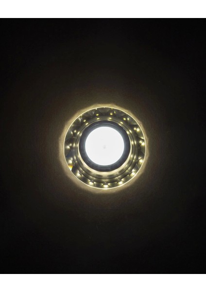Noas YL65 1677 Hektor LED Çerçeveli 4000K Kristal Cam Spot Kasa - Priz ve Anahtar Için Uyumlu Çerçeve