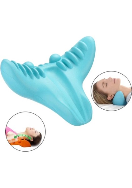 Ergonomik Boyun Masajı Yastığı – Servikal Traksiyon Destekli, Omurilik Ortopedik Yastık