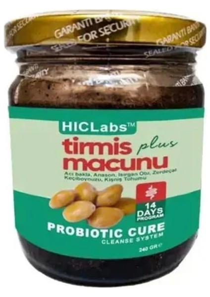 Tirmis Plus Bitkisel Doğal Probiyotik Hemoroi.d Basu.r Sorununuzu Destekleyici Macun 240 gr