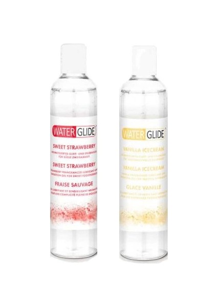Sweet Strawberry Lubricant 400 ml Çilek Aromalı 1 Adet - Vanilla Icecream Lubricant 400 ml Vanilya Aromalı 1 Adet