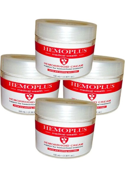 Hemoplus Krem 4 Tane 150 ml Hemeroid Kremi