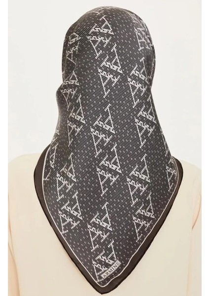 Armine Ipek Eşarp 2025 Kış - 9228-54 Siyah Füme Twill fırsatları