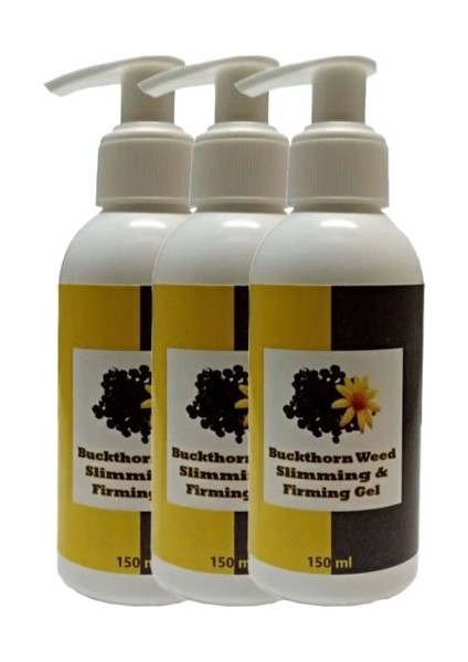 Buck Thorn Weed Slimming & Firming Gel 3'lü Acı Çehre Tohumu Jeli 150 ml