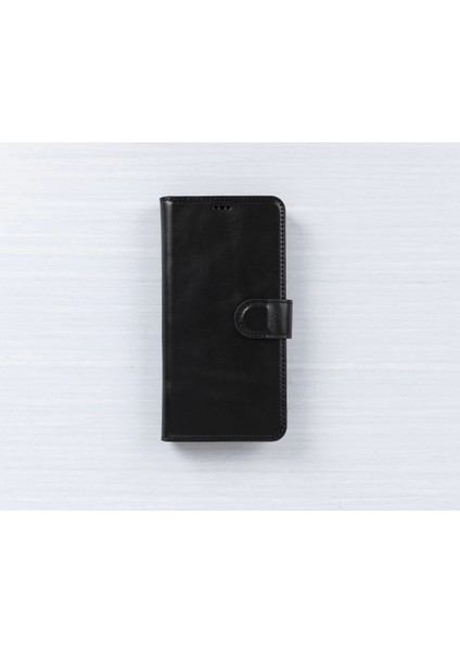 Samsung Galaxy S21 Fe Uyumlu Deri Cüzdanlı Kılıf Rst1 Siyah