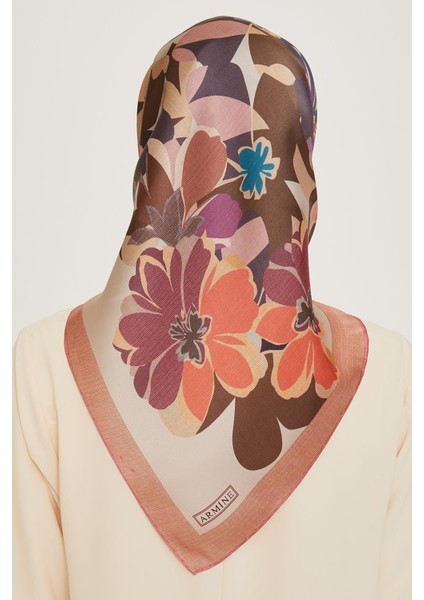 Armine Ipek Eşarp 2025 Kış - 9238-82 Pudra Twill