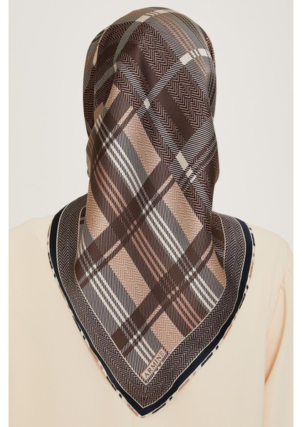 Armine Ipek Eşarp 2025 Kış - 9223-32 Siyah Vizon Twill fırsatları