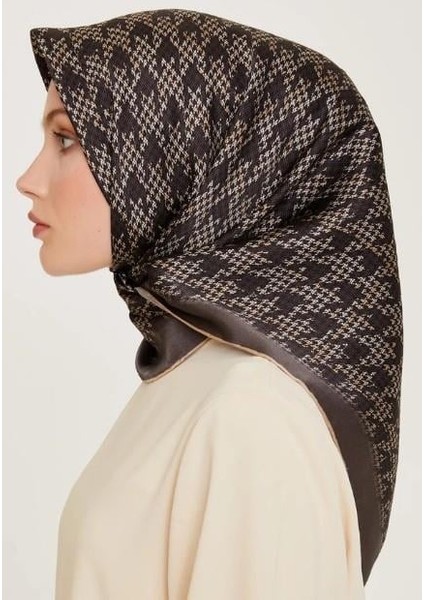 Armine Ipek Eşarp 2025 Kış - 9239-35 Koyu Gri Twill modelleri