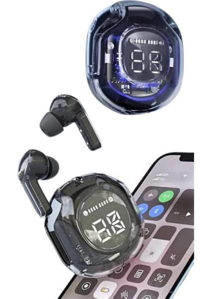 Ultrapods LED Göstergeli Oyuncu Kulaklığı Anc Destekli Bluetooth 5.3