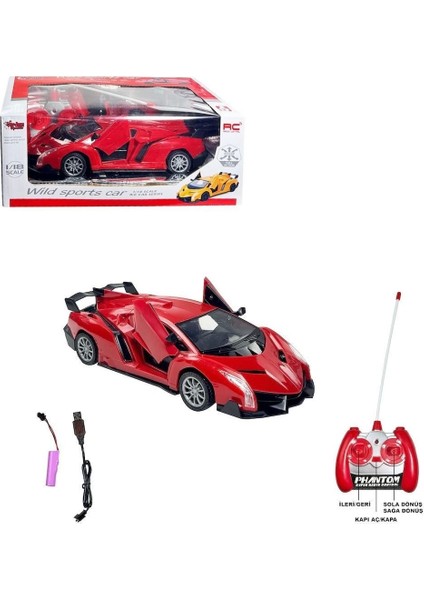 RG-1383-9A-11A Kumandalı Wild Sport Araba 1:18