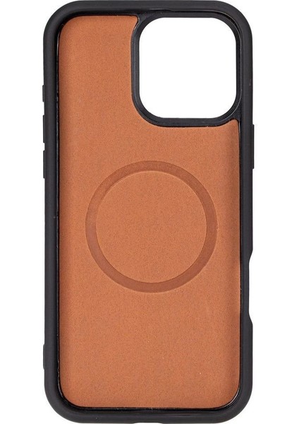 Apple iPhone 16 Pro Uyumlu, Hakiki Deri, El Yapımı, Cüzdanlı Kılıf, Limon Sarı