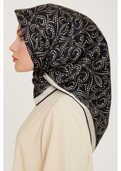 Ipek Eşarp 2025 Kış - 9246-06 Siyah Twill
