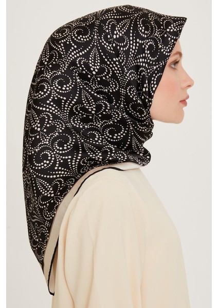Ipek Eşarp 2025 Kış - 9246-06 Siyah Twill