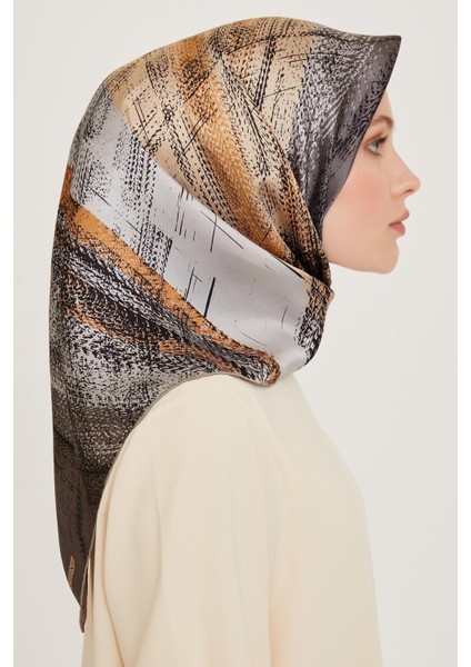 Armine Ipek Eşarp 2025 Kış - 9236-32 Gri Bej Twill fırsatları