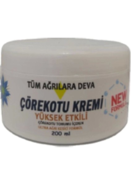 Tüm Vücut Agrıları Için Yüksek Etkili Çörekotu Bakım Kremi 200 ml