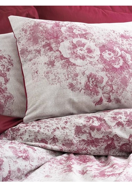 Cotton Box Dual Çift Kişilik Nevresim Takımı Vilda Bordo