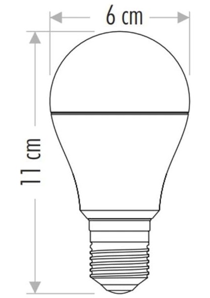 Cata Ct 4259 12W Sensörlü LED Ampul 6400K Beyaz Işık
