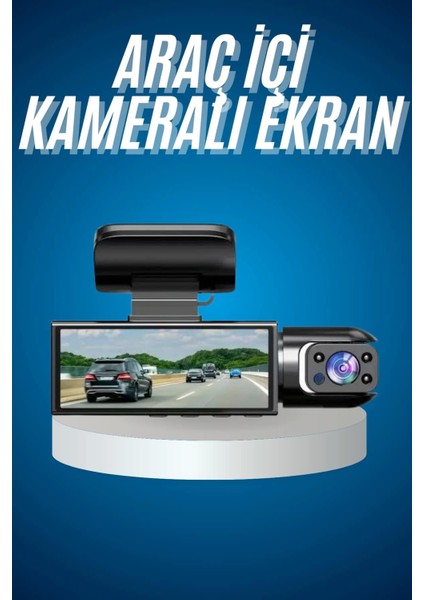 Araç Kamerası Dönebilen Hd Kaliteli Video ve Fotoğraf Kaydedici