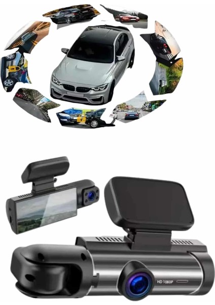 Araç Kamerası Dönebilen Hd Kaliteli Video ve Fotoğraf Kaydedici fırsatları