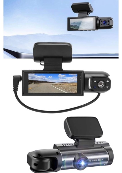 Araç Kamerası Dönebilen Hd Kaliteli Video ve Fotoğraf Kaydedici indirimleri