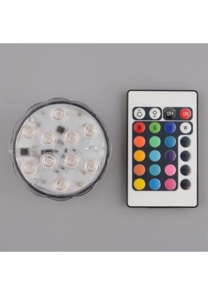 Su Geçirmez Kumandalı Renk Değiştiren Rgb Su Altı LED Lamba Spot