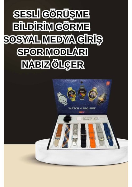 Dokunmatik Akıllı Saat Yeni Nesil Kulaklık Kampanyası Bluetooth Bağlantılı Anc Özelliği