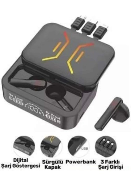 Yeni Nesil Çoklu Bağlantı Kurulabilen Bluetooth Kulaklık Yüksek Ses Kaliteli