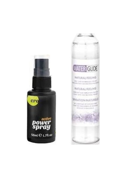 Hintohu Erkeklere Özel Sprey 50 ml Peak Power For Men Sprey + Waterglide Lubricant 400ML