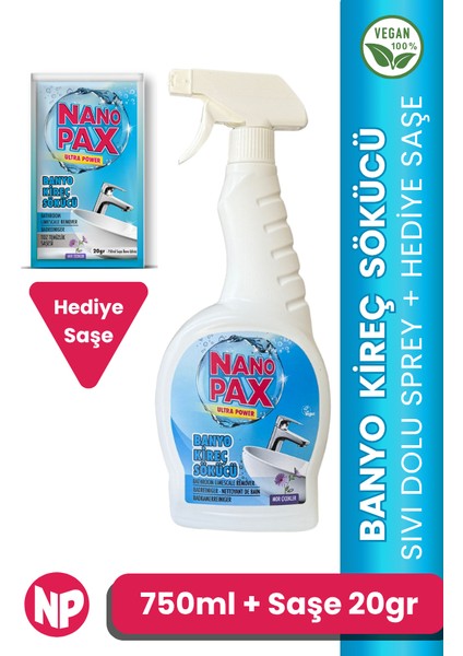 Banyo - Kireç Sökücü & 1 Adet Hediye Toz Temizlik Saşesi