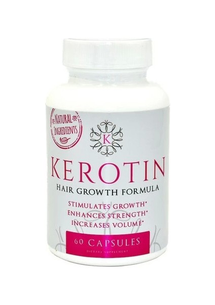 Kerotin Hair Growth Vitamins 60'lı