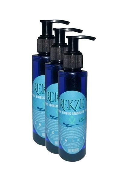 Sade Yenilebilir Masaj Yağı Pure Edible Massage Oil 125 ml 3 Adet