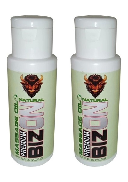 Premium Bizonnare 60 ml Bizon Naturall Mssage Oil Slex 2 Kutu