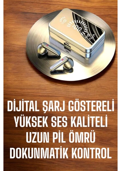 Bluetooth Bağlantılı Dijital Göstergeli Yüksek Ses Kaliteli Kulaklık