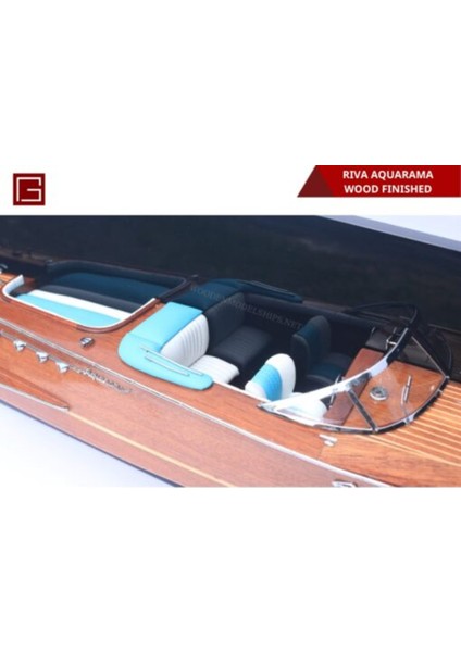 Denizcilik Grubu-Vietnam Gemiler-Rıva Aquarama Half HULL-100X10X30 CM-JHH0013W modelleri