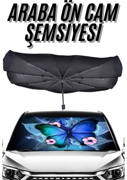 Güneş Önleyici Katlanabilir Oto Araba Güneşlik Şemsiye Tip Ön Cam