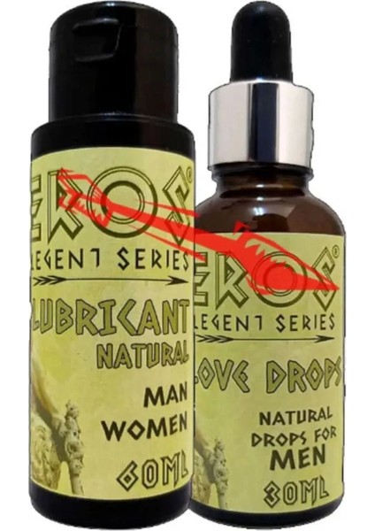 Eros Legent 60 ml Lubricant Gel+ Soğuk Erkeklere Özel Içecek 30 ml