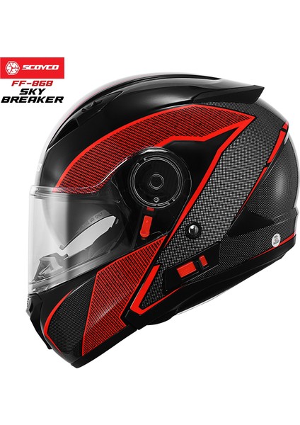 FF-868 Sky Breaker Çene Açılır Motosiklet Kaskı