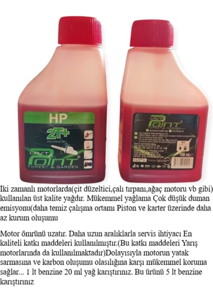 2 Zamanlı Özel Motor 2X100 ml Yağ 2 Adet 100ML fırsatları