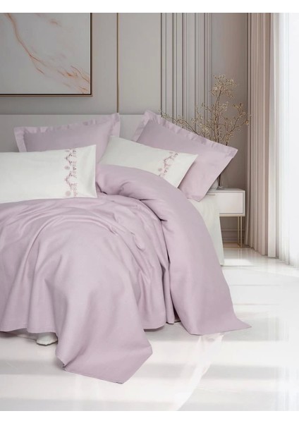 Cotton Box Serenity Bambu Çift Kişilik Pike Takımı Vaila Lila